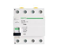 WBBAYDRFR 63A 2P 4P AC 230V 400V 30mA 4.5KA Electromagnetic Safety Switch Mini Electric Residual Current Device(2P Electromagnetic)