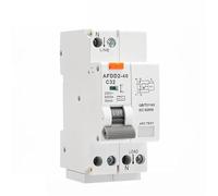 WBBAYDRFR AFDD2-40 AFCI Arc Fault Detection Prevention Unit by Monitoring AFDD+RCCB Type A 2P 40A 30mA 1Pcs(C Curve,40A 30mA)