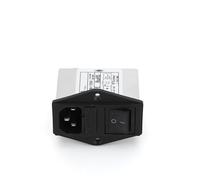 WBBAYDRFR CW2B-3A-T 004 Double Insurance Single-Phase AC Socket Power Filter Anti-Interference 220V(CW2B -6A -T 004 Double insurance)