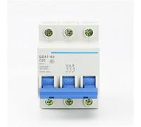 WBBAYDRFR DZ47-60 3P AC 230/400V Breaker Electromagnetic Release Type C Overload Protector 1Pcs(10A)