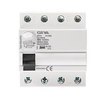 WBBAYDRFR GYL9 AC Residual Current Circuit Breaker Differential Safety Switch 4P 25A 40A 63A 80A 100A ELCB 30mA 100mA 300mA(100ma,4P 100A)