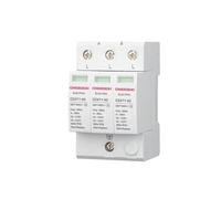 WBBAYDRFR Industrial Power Supply Lightning Protector Low Voltage Electric Cabinet 380V Arrester Surge Protection Module Secondary 220V Household(3P-60KA)