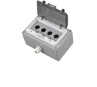 WBBAYDRFR Metal Button Switch Control Box Emergency Stop Waterproof cast Aluminum Alloy Start Industrial Two or Three Position Switch emer(4)