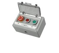 WBBAYDRFR Metal Button Switch Control Box Emergency Stop Waterproof cast Aluminum Alloy Start Industrial Two-Three Switch Emergency Stop(45717)