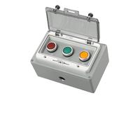 WBBAYDRFR Metal Button Switch Control Box Emergency Stop Waterproof cast Aluminum Alloy Start Industrial Two-Three Switch Emergency Stop(3)