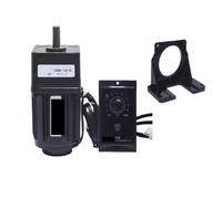 WBBAYDRFR Motor 1:3-1:300 220V 15W AC Reversible Gear 3RK15GN-C with Variable Speed Reducer Geared with Bracket(1-10 (135 rpm))