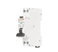 WBBAYDRFR RCBO Type A Residual Automatic Circuit Breaker 6KA 1P+N 2P 16a 20a Curve CWith Over Current Leakage Protection 30mA EKL9-40(40A)