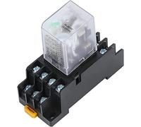 WBBAYDRFR Relay HH54P MY4NJ Plug-in Relay PYF14A DC/AC 12v 24v 36v 48v 110v 220v DC/AC 5A Silver Contact 14pins 4PDT rele Socket(Dc,48V)