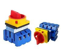 WBBAYDRFR YMD11-100A 3P 4P Isolation Switch DC Load Breaker Rotary cam LW30-100(100A 4P)