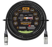 WBC-VALUELINE-2CS (22 AWG) - 20 Foot-Low-Capacitance Shielded Balanced Flexible Microphone, Active-Speaker & Interconnect Cables with Eminence Gold XLR Connectors
