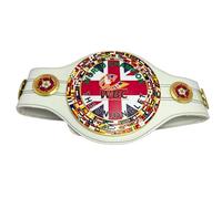 WBC White World Union Championship Replica Belt - Adjustable Adult Size Boxing Title Belt - Premium Synthetic Leather - Collector Display Piece
