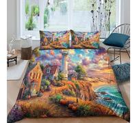 WBCFGHJKN Prince Edward Island Duvet Cover Set, 3piece Set Quilt Cover Bedding Sets, Soft Duvet for Adults And Kids,Easy Care for Home Decor Super King（260x220cm）