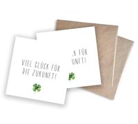 WBdesignz Set of 2 - Good Luck for the Future! Sticky Leaf Retirement Card Retirement Job Change Farewell Gift Card with Envelopes (Set of 2)