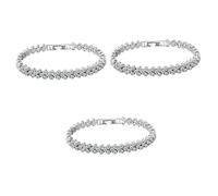 WBDWWTD 2pcs Women's Women Bracelets Diamond s for Bling Statement Rhinestone Hand Jewelry Bangle Crystal Wristband Fashion Rome