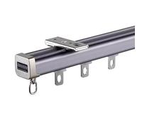 WBDWWTD 3 to 26 ft Long Aluminum Curtain Track for Living Room, Bedroom, Kitchen - Quiet & Curtain Divider
