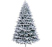 WBDWWTD Christmas Trees Artificial Christmas Tree Christmas Tree Artificial Tree Decoration Christmas Tree Snowy Natural Chubby Cedar Metal Stand Easy To Assemble For Christmas Party