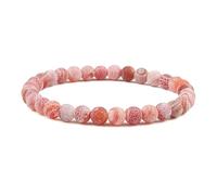 WBDWWTD Couple Bracelets Vintage Crystal Bracelets Spiritual Nature Stones White Round Beads Woven Stretchy 17cm x 7mm for Birthday