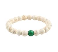 WBDWWTD Crystals Bracelet Friendship Bracelet Beads Crystal White Red Round Braided Elastic Nature Stones 1PCS for Valentines Day