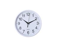 WBDWWTD Office Wall Decor Plastic Silent Wall Clock Living Room Digital Clock Round Clock Alarm Clocks for Bedrooms(B)