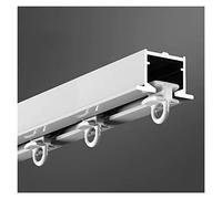 WBDWWTD Recessed Ceiling Track for Commercial Aluminum Curtain Rail, Perfect Privacy Room Divider - Living Room & Hospital/Hotel Use