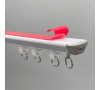 WBDWWTD Self Adhesive Curtain Track 2 3 4 5 6 7 8 9 10 11 12 13 14 15 16 17 18 19 20 Ft, Ceiling Mounting Ceiling Rail Set for Office, Liv