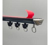 WBDWWTD Self Adhesive Curtain Track 2 3 4 5 6 7 8 9 10 11 12 13 14 15 16 17 18 19 20 Ft, Ceiling Mounting Ceiling Rail Set for Office, Liv