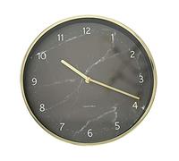 WBDWWTD Silent Wall Clock Living Room Nordic Clock Wall American Lamp Luxury Fashion Wall Clock (Black Digital Model 14 inches)