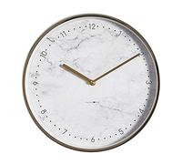 WBDWWTD Silent Wall Clock Living Room Nordic Clock Wall American Lamp Luxury Fashion Wall Clock (White Digital Model 14 inches)