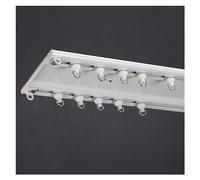 WBDWWTD Ultra-Thin One-Piece Double Curtain Track Ceiling Mount, 4ft 8ft 10ft 12ft 15ft 18ft 20ft Long Aluminum Room Divider Curtain Rod,