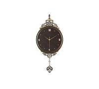 WBDWWTD Wall Clock in European Style， Light， Luxury， Exquisite Carved Crystal (8th)