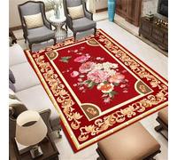 WBDYMX Bedroom Area Rugs Girls For 180x240CM Non-Slip red Pink living room rectangular carpet Baby Accessories