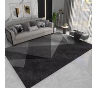 WBDYMX Cheap Area Rug Carpets Kids For In Bedroom 90x150CM Patio Rugs Outdoor Black and gray. Dirt-resistant wear-resistant carpet. Chair Non Slip