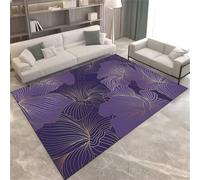 WBDYMX Fireside Rug Baby 100x200CM Extra Large Outdoor blue-purple Living room printed carpet Christmas Rugs For Bedroom Accessories
