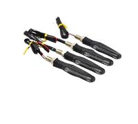WBFLZTYOP 1/2/4pc Universal LED Motorcycle Turn Signal Light 12v IP68 Bendable Motorcycle Flashing Lights Lighting Turn Signals