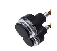 WBFLZTYOP 1/2 Pcs Motorcycle Turn Signal Light Led Motor Hand Grip Lamp Universal Side Lights Vehicle Modification Styling Accessories 12V Turn Signals