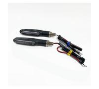 WBFLZTYOP 1/2pcs Universal LED Motorcycle Turn Signal Light 12v Always Bright Amber Flasher Rear Lights Lamp Accessories Turn Signals