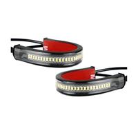 WBFLZTYOP 1/2PCS Universal LED Motorcycle Turn Signal Light 12v Waterproof Amber Flasher Indicator Blinker Rear Lights Lamp Accessories Turn Signals