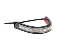 WBFLZTYOP 1/4PC 12V LED Motorcycle Turn Signal Light & DRL Amber White Moto Flasher Ring Fork Strip Lamp Flashing Blinker Moto Accessories Turn Signals