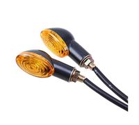 WBFLZTYOP 1 Pair 12V Motorcycle Turn Signal Blinker Light Indicator Amber Lamp Universal For Ho&nda For Ya&maha For Suzuki Cafe Racer Turn Signals