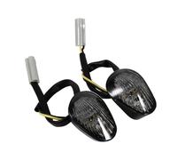 WBFLZTYOP 1 Pair Amber LED Turn Signal Light Indicator Lamp Flush Mount For Ya&maha YZF R1 R6 R6S Smoke Turn Signals
