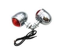 WBFLZTYOP 1 Pair Universal Motorcycle AMBER & Black Mini LED Turn Signals Brake Running Lights Turn Signals Indicators Hot Turn Signals