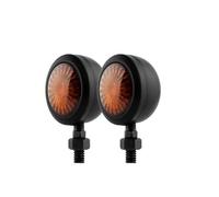 WBFLZTYOP 10mm Big Motorcycle LED Turn Signal Light Metal Rear Light 12V Amber Indicator Flasher Lamp For Cafe Racer Bobber Chopper Turn Signals