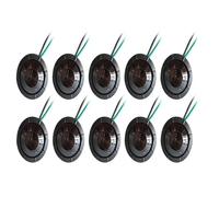 WBFLZTYOP 10PCS Waterproof Side Marker Indicators Light LED 12V Lamp Mini 3/4" for Truck Trailer Tail Clearance Lights Turn Signals