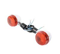 WBFLZTYOP 11V Motorcycle Front Rear Lamp Turn Signals Indicator Blinker Light E13 E-mark Chrome For Ho&nda Shadow 400 750 VT750 04-07 Turn Signals