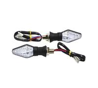 WBFLZTYOP 12LED Amber+Blue Motorcycle Turn Signal Indicator Light Blinker Universal Motorcycle Turn Signal Light Blinker Turn Signals