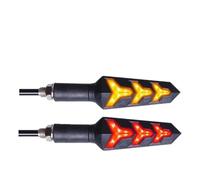 WBFLZTYOP 12LED Motorcycle Y-shaped Fluid Turn Signal Lights White And Yellow Lights For Vehicle Branding And Publicity Turn Signals