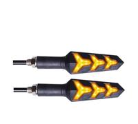 WBFLZTYOP 12LED Motorcycle Y-shaped Fluid Turn Signal Lights White And Yellow Lights For Vehicle Branding And Publicity Turn Signals