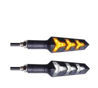 WBFLZTYOP 12LED Motorcycle Y-shaped Fluid Turn Signal Lights White And Yellow Lights For Vehicle Branding And Publicity Turn Signals