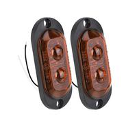 WBFLZTYOP 12V 24V Truck Position Lights Car Side Marker Lamps LED Signal Light Trailer Lights Indicator Taillights Auto Accessories Turn Signals