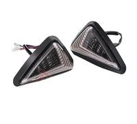 WBFLZTYOP 12V Flowing Amber LED Turn Signal Light Motorcycle Blue Red Daytime Running Side Mark Lamp Waterproof For Cruiser Motorbike 10mm Turn Signals